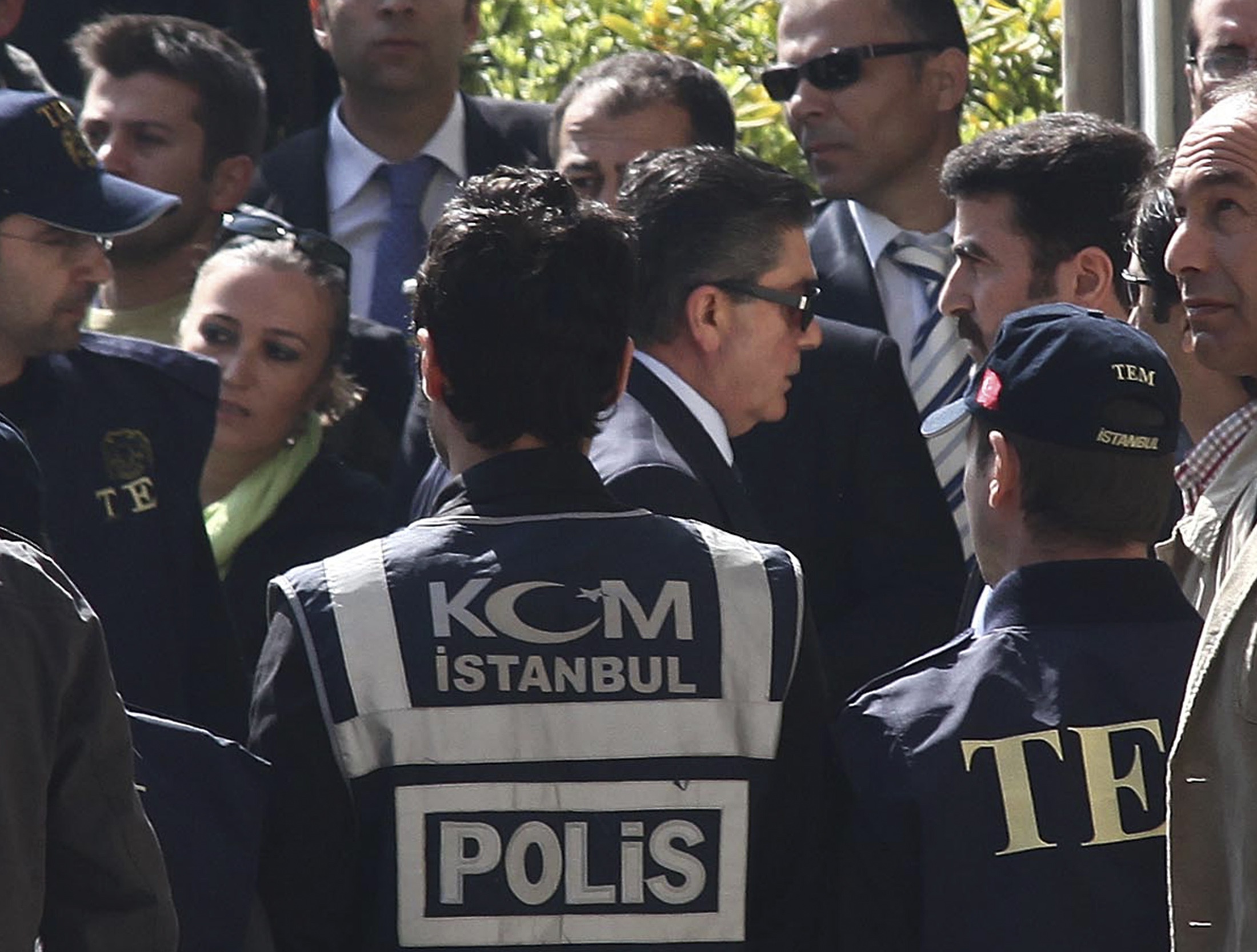 Τούρκοι στρατιωτικοί πηγαίνουν στο δικαστήριο για την υπόθεση "Βαριοπούλα". ΦΩΤΟ REUTERS