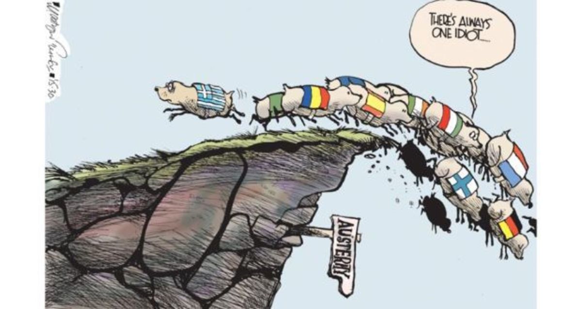 Το νέο σκίτσο για την Ελλάδα: Παντού υπάρχει ένας ηλίθιος