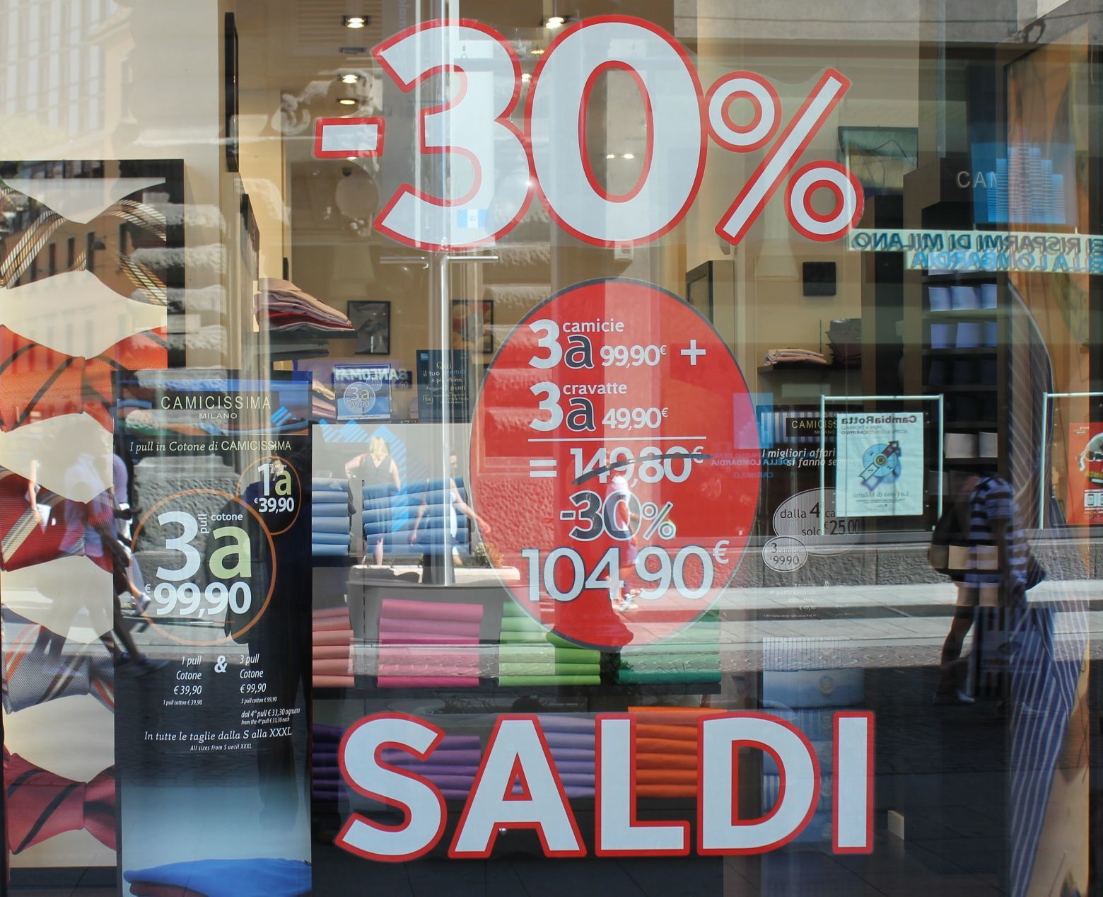 Άρχισαν οι εκπτώσεις στην Ιταλία αλλά οι καταναλωτές είναι συγκρατημένοι