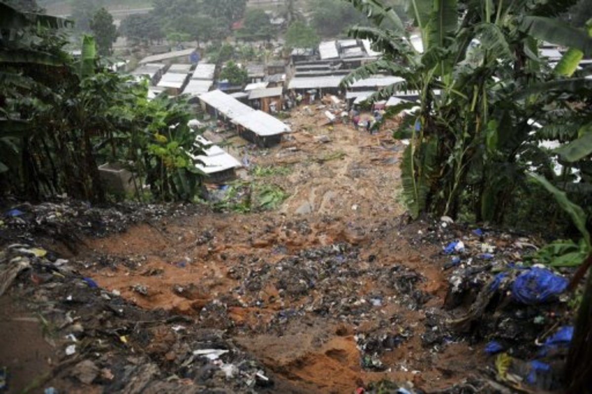 Καταστροφές και νεκροί από κατολισθήσεις στην Ακτή Ελεφαντοστού