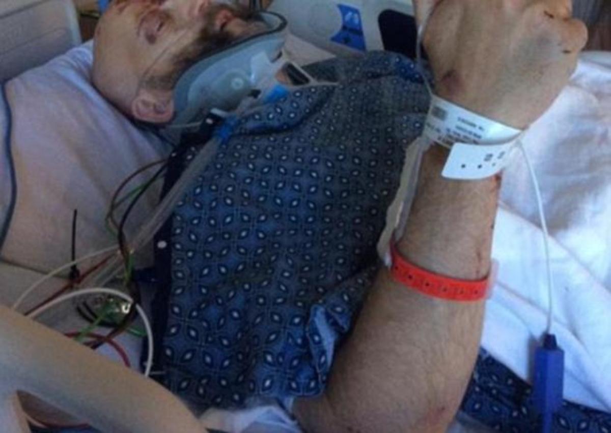 Διάσημος ηθοποιός  παλεύει για τη ζωή του μετά από φριχτό τροχαίο! [pics]