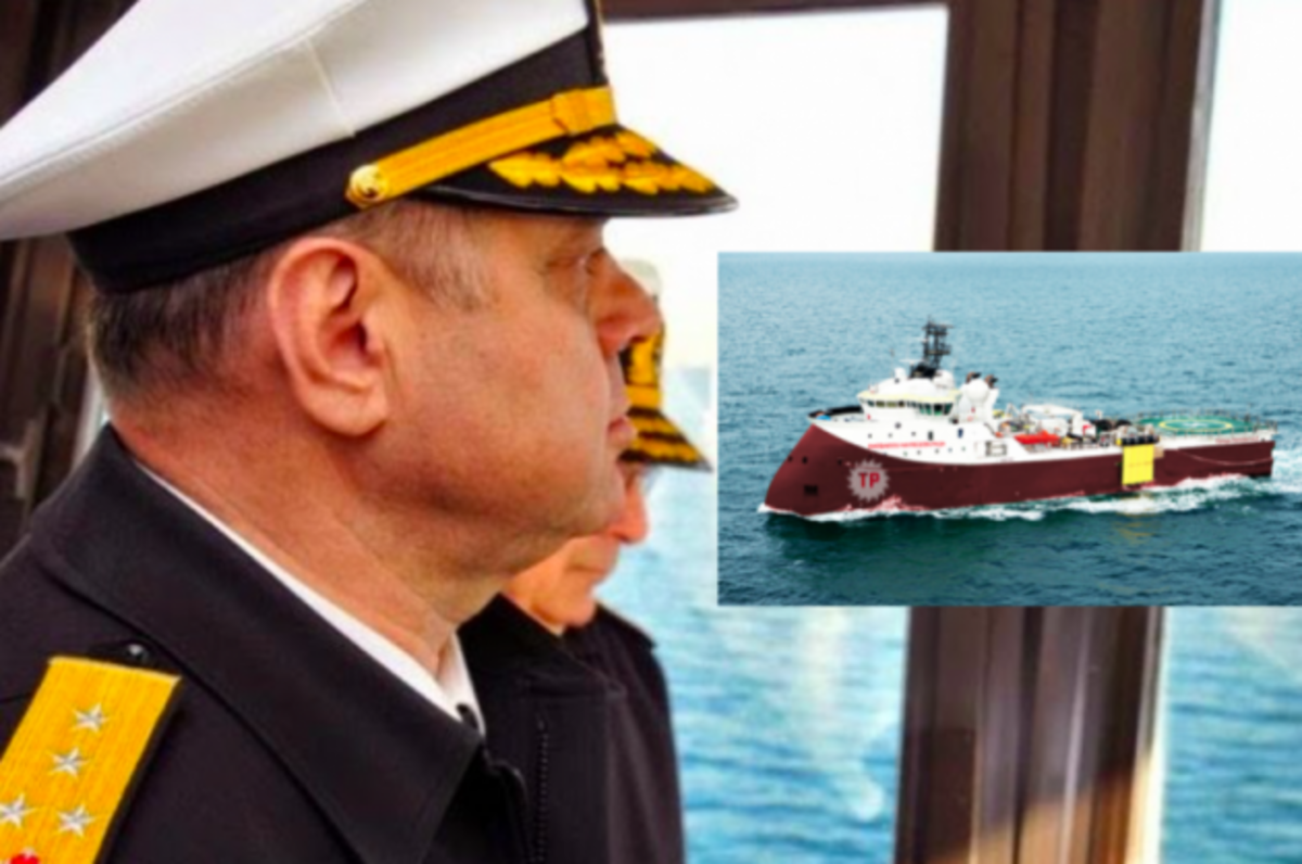 Πρόκληση! Ο αρχηγός του τουρκικού Ναυτικού ανέβηκε στο Barbaros