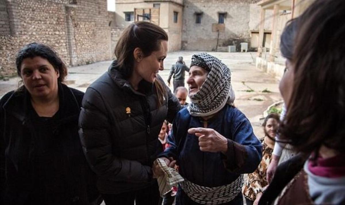 Στο Ιράκ ταξίδεψε η Angelina Jolie – Τι είπε η star στους χιλιάδες πρόσφυγες;