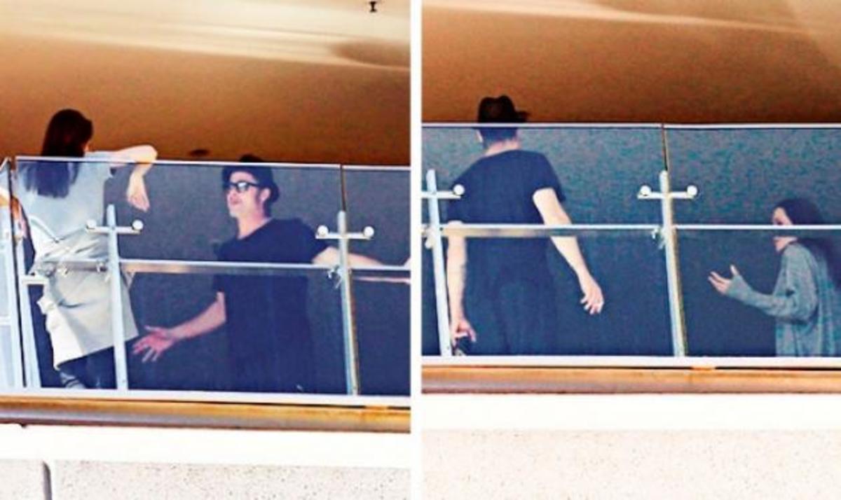 Άγριος καβγάς Jolie – Pitt  στο μπαλκόνι του ξενοδοχείου