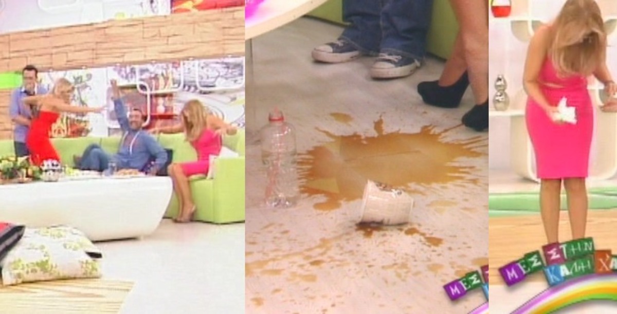 Η Παπαβασιλείου ρίχνει τον καφέ πάνω στην Γερμανού!