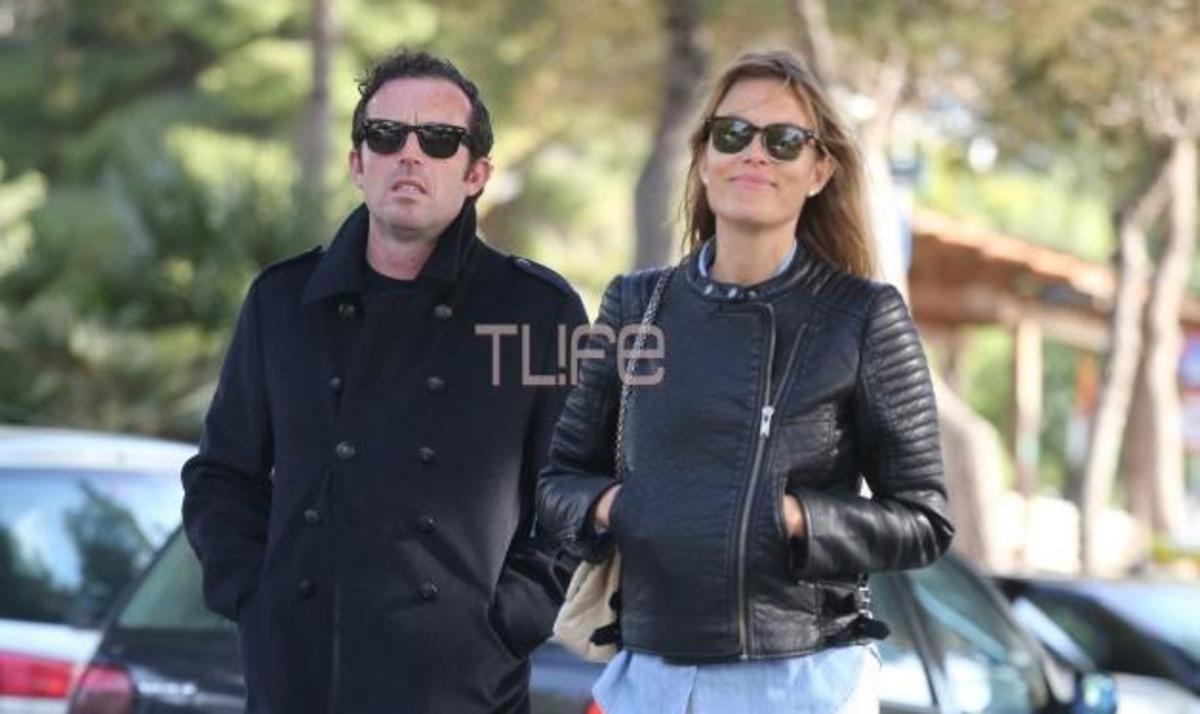 Βίκυ Καγιά: Ρομαντική βόλτα με τον σύζυγό της τρεις μήνες πριν γίνουν γονείς!