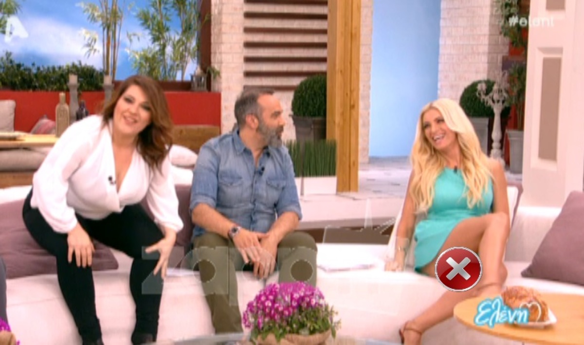 Το ακατάλληλο πλάνο της Κατερίνα Καινούργιου όταν προσπάθησε να βολευτεί στον καναπέ!