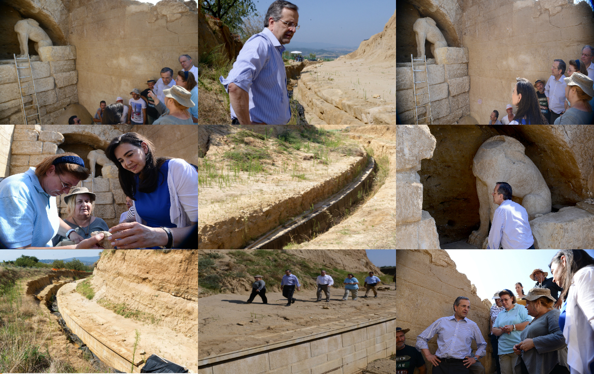 Η πρώτη “ματιά” μέσα στον αρχαίο τάφο – Τι έκανε ο Σαμαράς στην Αμφίπολη το 2009; Τα μυστικά που κρύβει ο μεγαλοπρεπής τύμβος