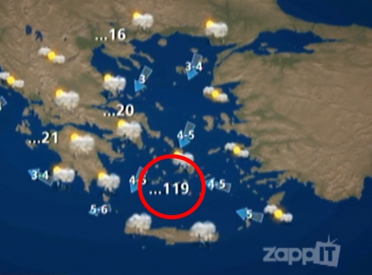 Την Κυριακή στις Κυκλάδες η θερμοκρασία θα αγγίξει τους 119°C!