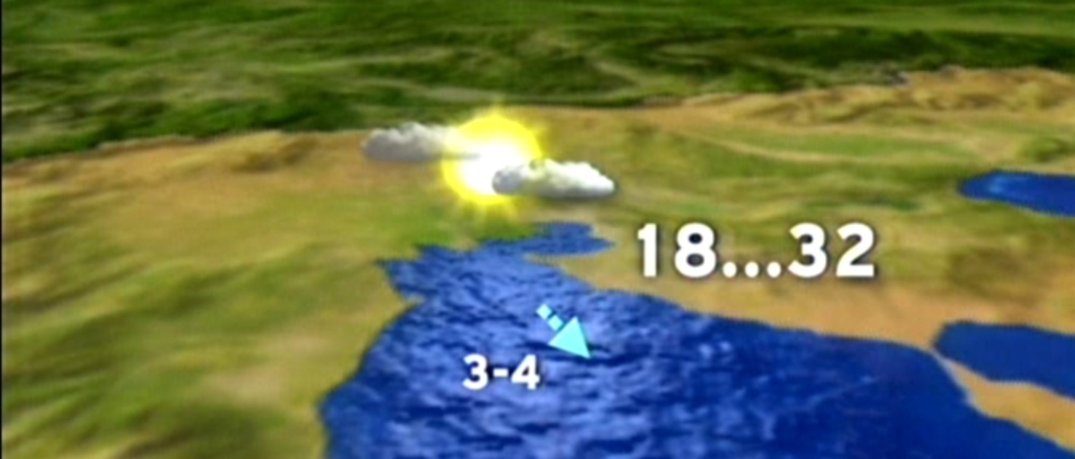 H πρόγνωση του καιρού της Πέμπτης