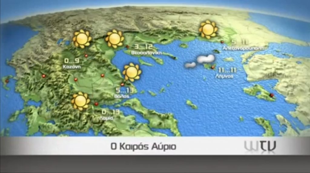 Η πρόγνωση του καιρού