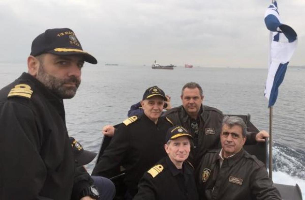 Τι είδε ο Πάνος Καμμένος μέσα από το υποβρύχιο «ΜΑΤΡΩΖΟΣ»