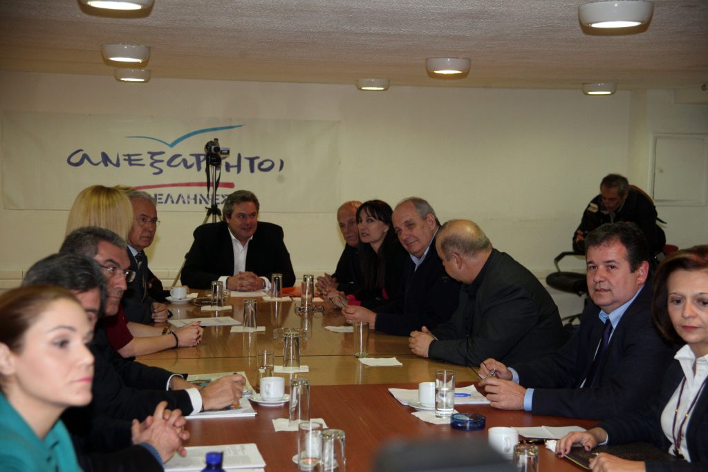 ΦΩΤΟ EUROKINISSI - Έκτακτη σύγκλιση της κοινοβουλευτικής ομάδας των ΑΝ.ΕΛ
