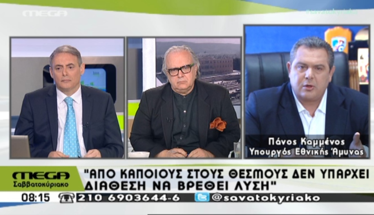 Καμμένος για εκλογές, δημοψήφισμα