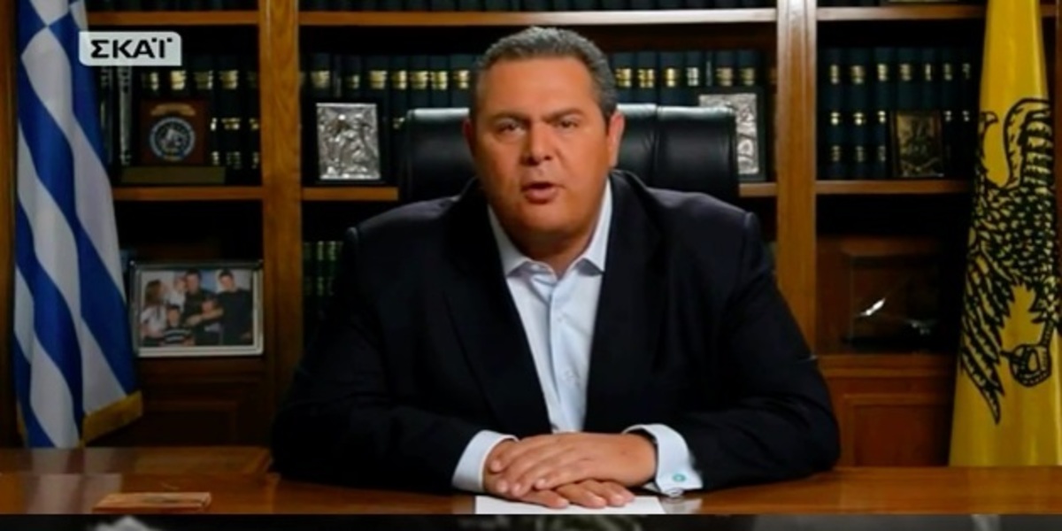 O Καμμένος προσπαθεί να “μιλήσει” στο συναίσθημα των στρατιωτικών – Βίντεο – διάγγελμα