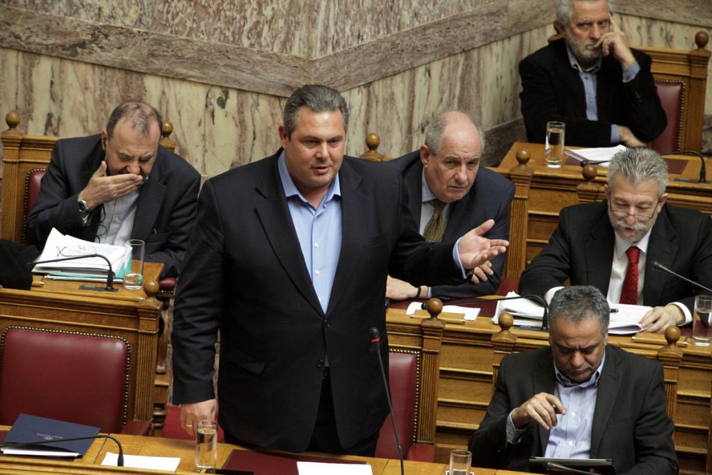 Καμμένος: Μας χρωστάνε πολλά που δεν αποτιμώνται σε ευρώ