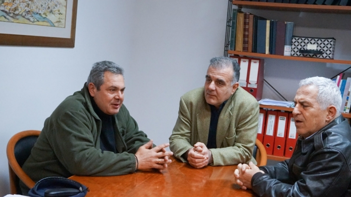 Συνάντηση Πάνου Καμμένου με το Δήμαρχο Σαμοθράκης Αθανάσιο Βίτσα – Tι συζήτησαν [pics]