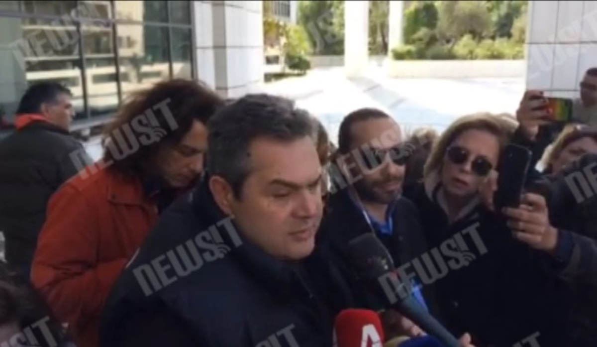 Δηλώσεις Καμμένου στην Εισαγγελία