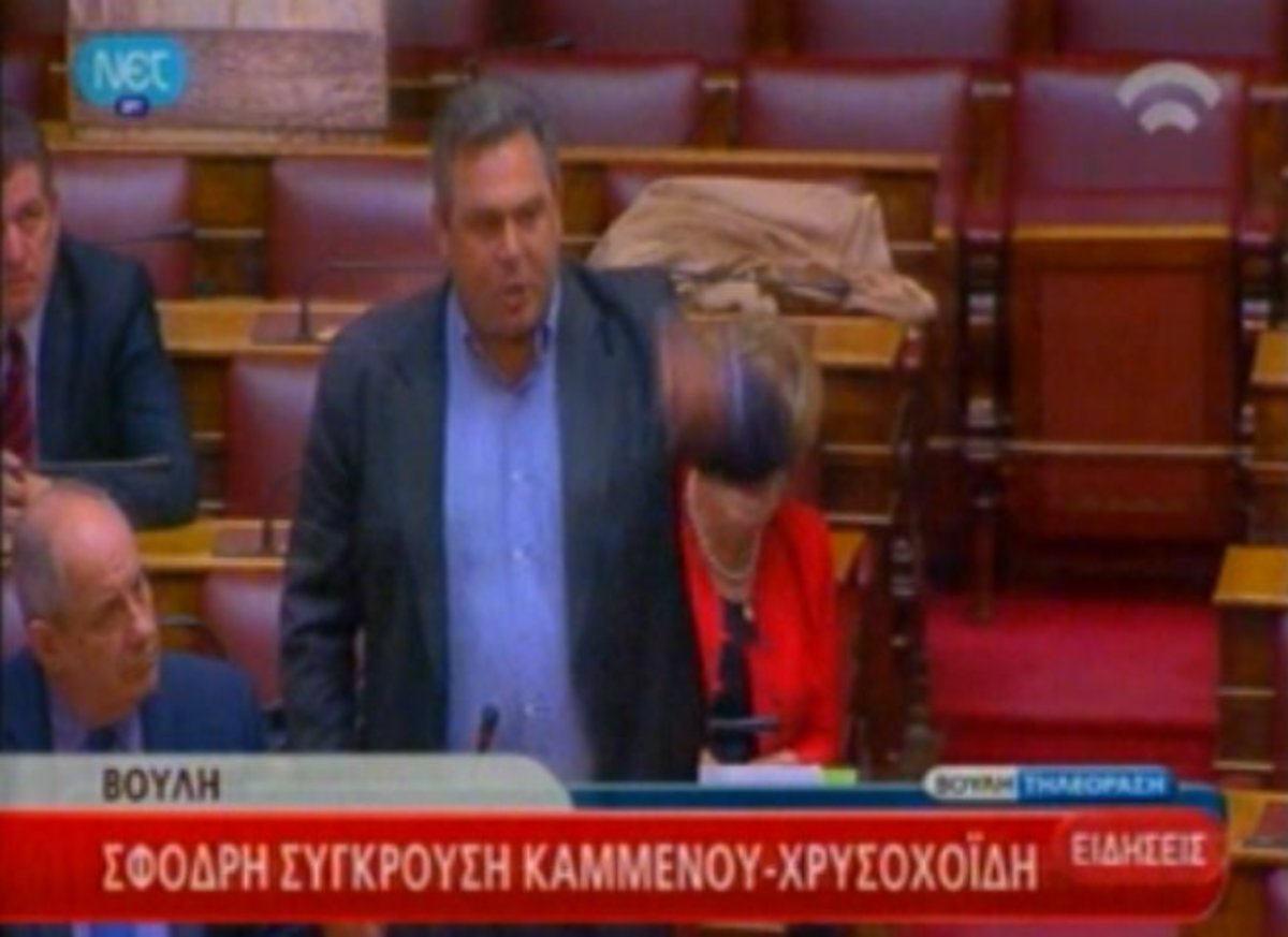 Σύγκρουση Καμμένου-Χρυσοχοΐδη