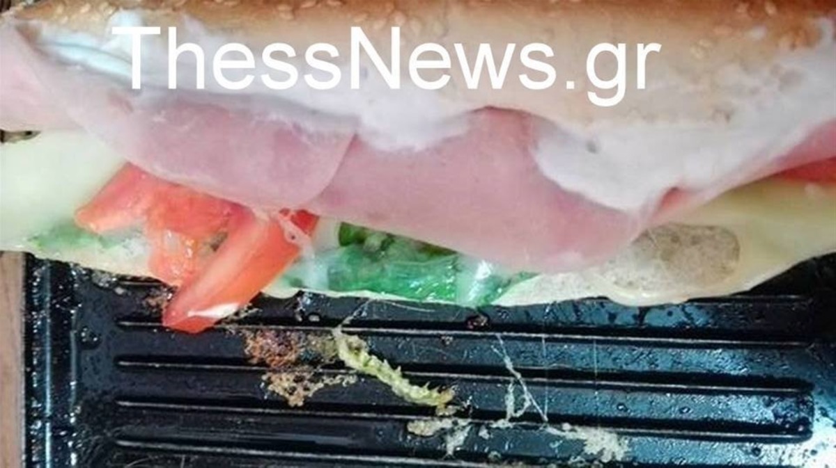 Ίου! Αγόρασε σάντουιτς και βρήκε μέσα μια… κάμπια! [pics]