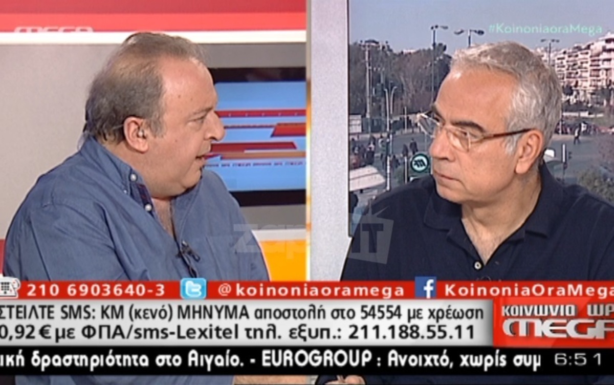 Καμπουράκης – Οικονομέας: Βαρύ το κλίμα στην εκπομπή – Τι είπαν για το MEGA;