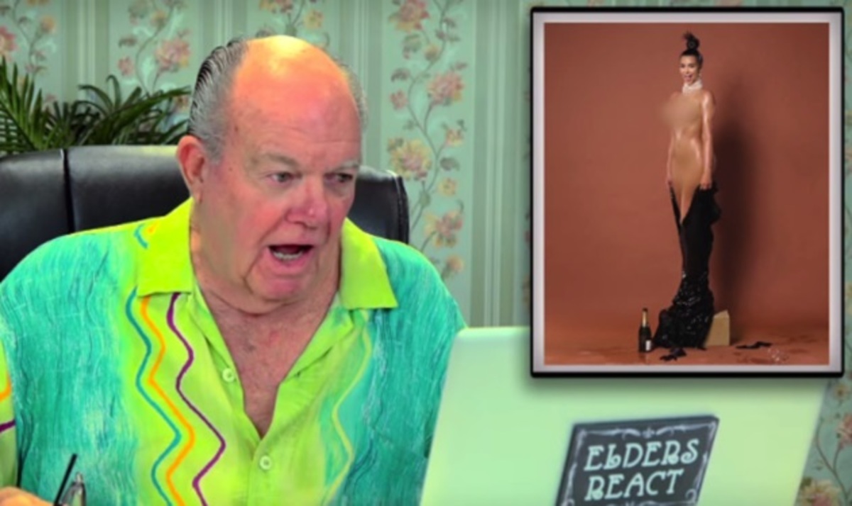 Δείτε πώς αντιδρούν ηλικιωμένοι στη γυμνή φωτογράφιση της Kardashian