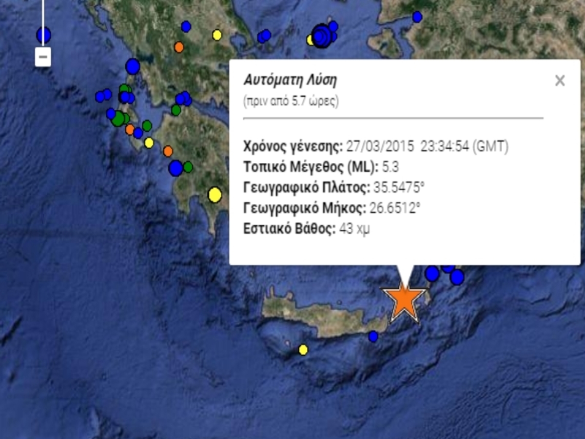 Φωτό από Γεωδυναμικό Ινστιτούτο