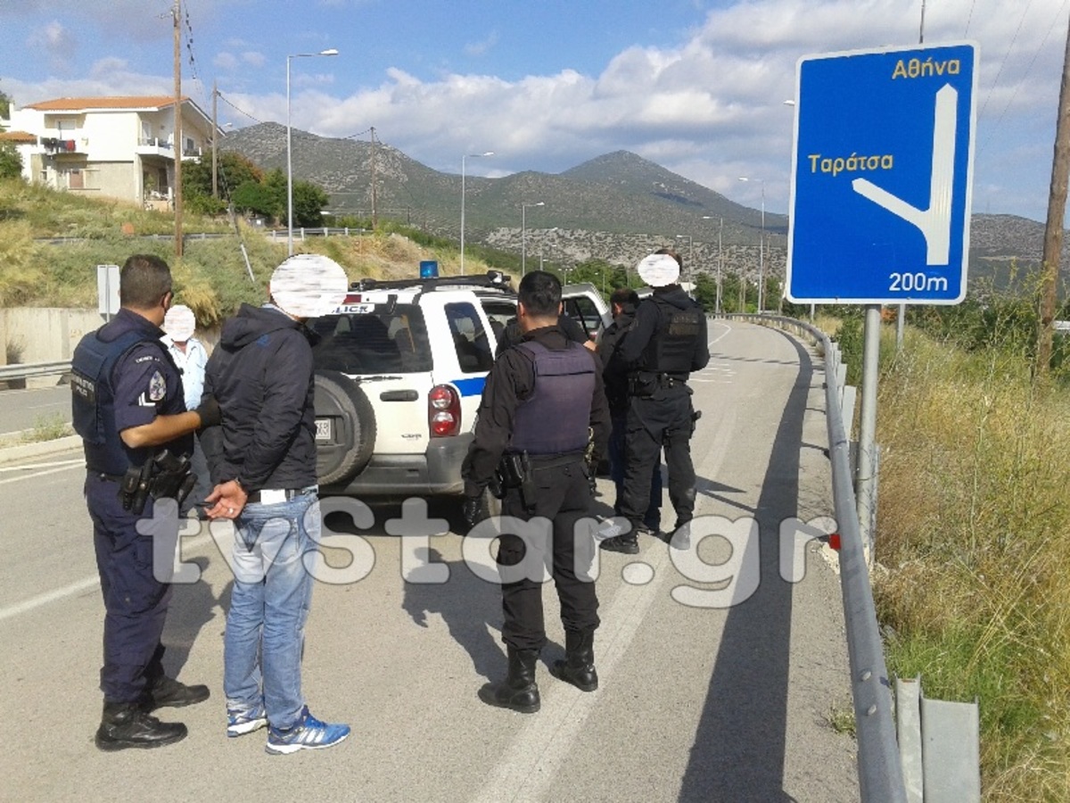 Άγρια καταδίωξη στον δρόμο Λαμίας – Δομοκού