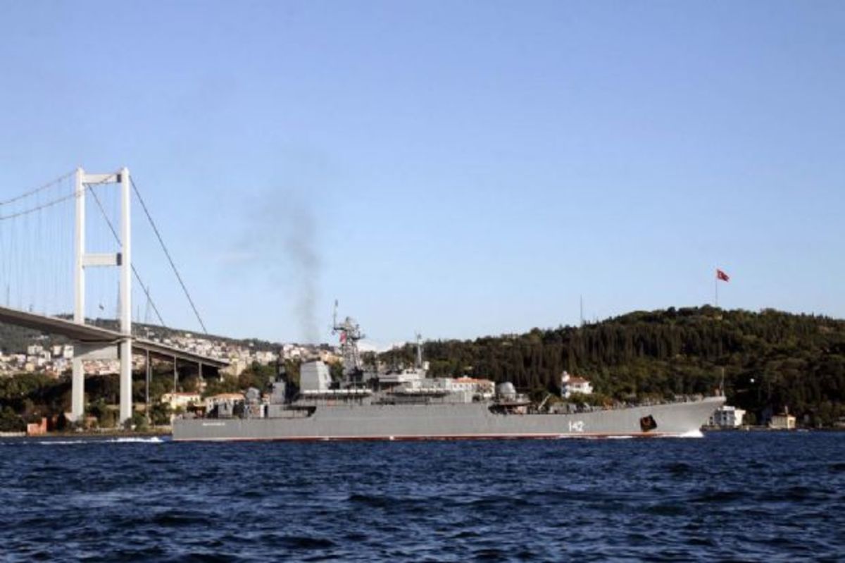 O ρωσικός στόλος στο Βόσπορο