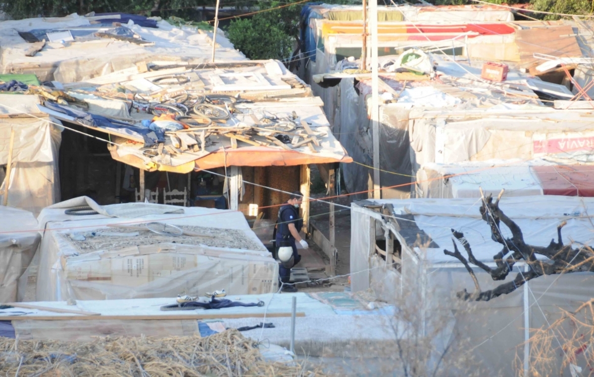 Από την επίθεση στην εβραϊκή συναγωγή (ΦΩΤΟ EUROKINISSI)