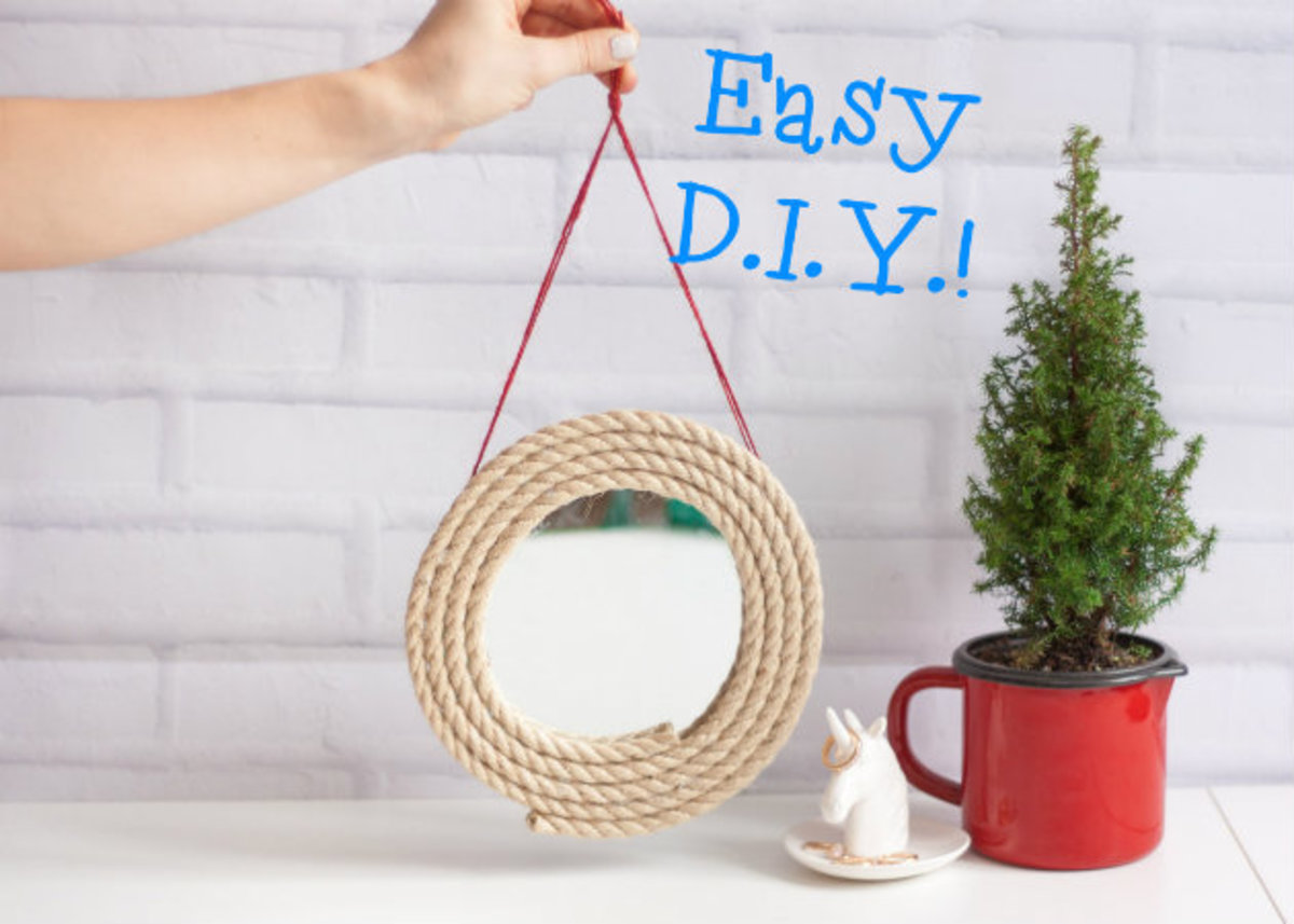 Μεταποίησε εύκολα ένα παλιό καθρεφτάκι με ελάχιστα υλικά!