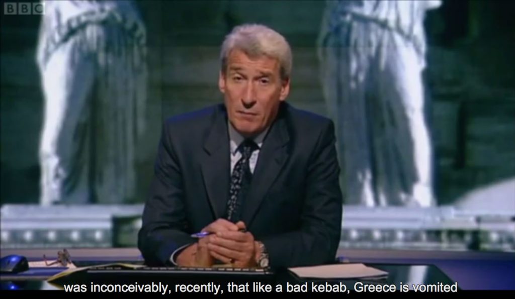 BBC: «Η ευρωζώνη θα ξεράσει την Ελλάδα σαν χαλασμένο κεμπάπ!» (VIDEO)