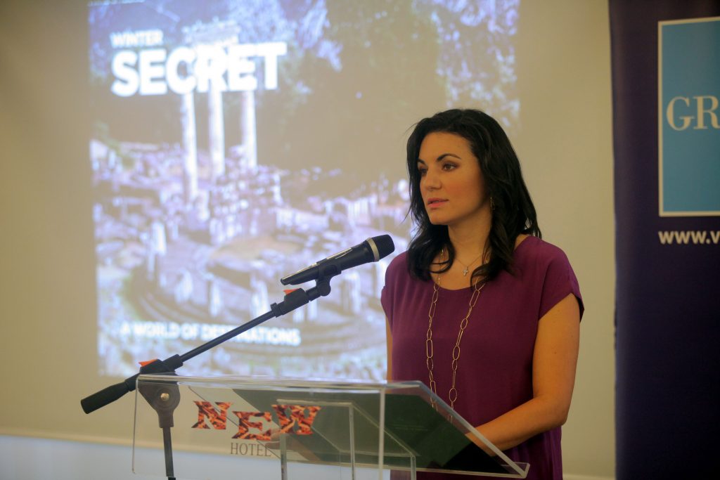 ΦΩΤΟ EUROKINISSI - H συνέντευξη Τύπου της Όλγας Κεφαλογιάννη