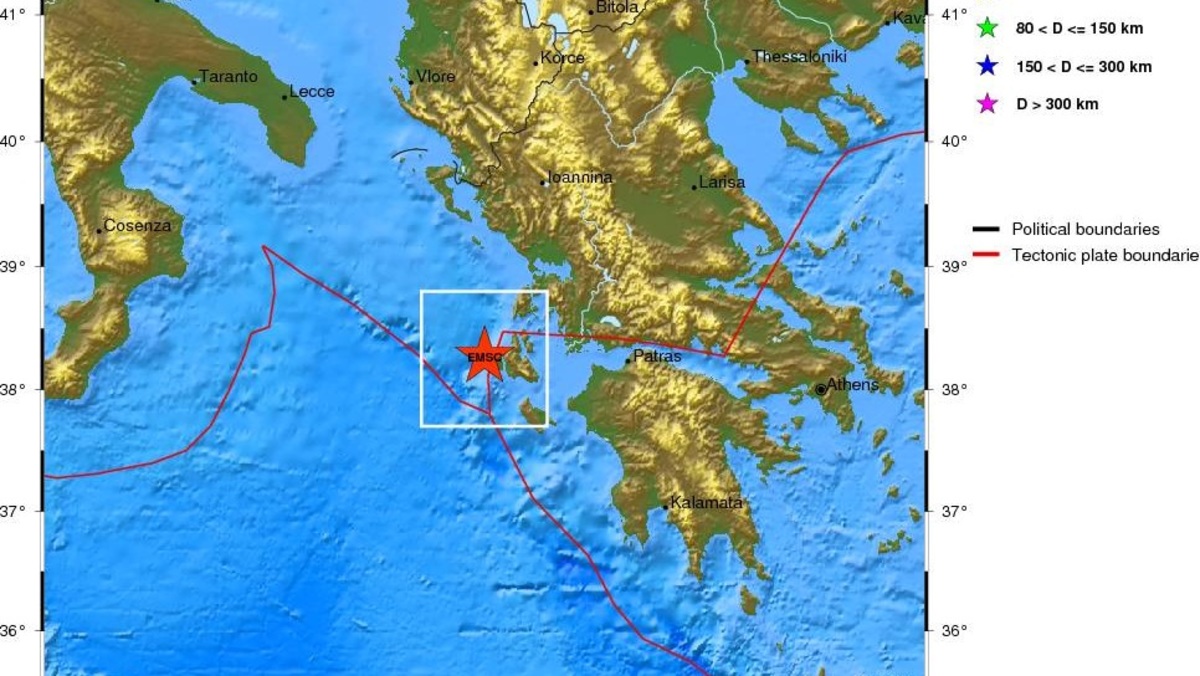 Δεν έχουν τέλος οι μετασεισμοί στην Κεφαλονιά – Νέα δόνηση 3.5 Ρίχτερ