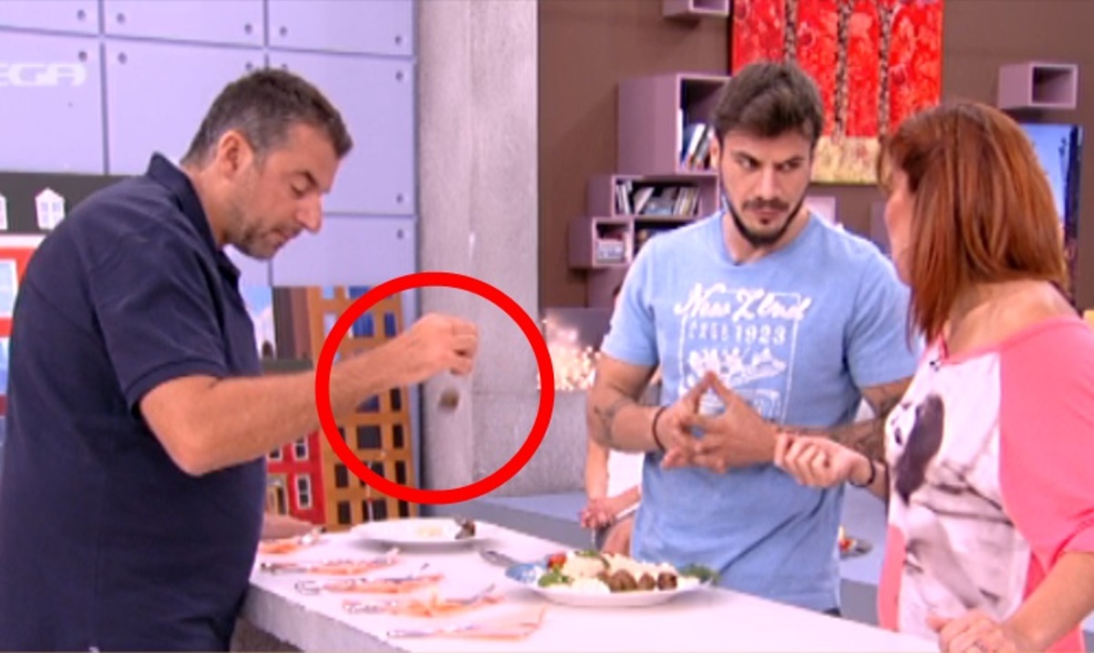 Ο Γιώργος Λιάγκας πέταξε τους κεφτέδες της τηλεθεάτριας! “Δεν τρώγονται”!