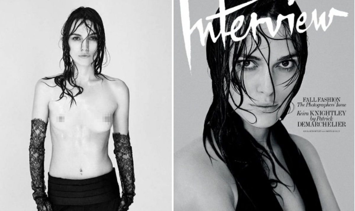Η topless φωτογράφηση της Keira Knightley!