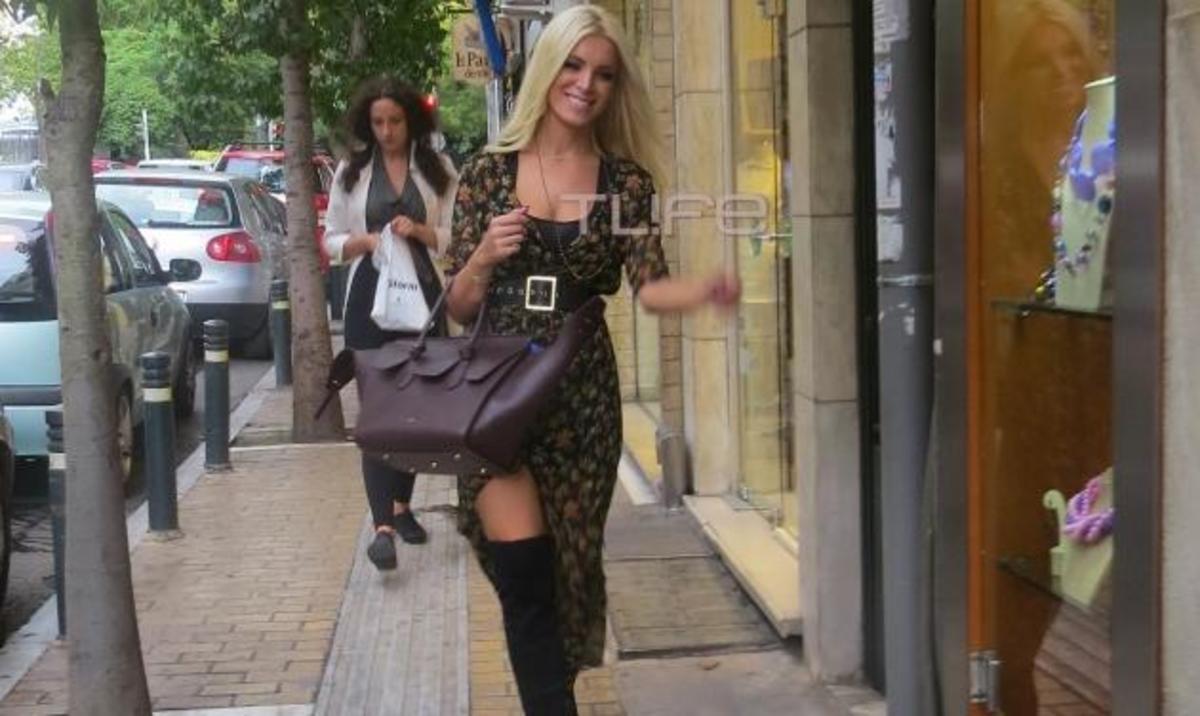 Κατερίνα Καινούργιου: Για ψώνια στο Κολωνάκι