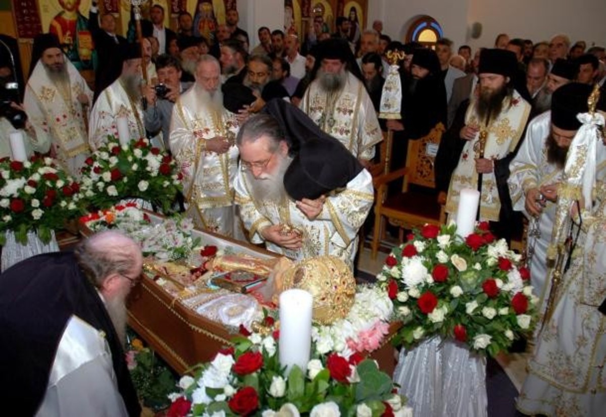 Στο μοναστήρι που ίδρυσε κηδεύτηκε ο Φυλής και Ωρωπού Κυπριανός (φωτο)