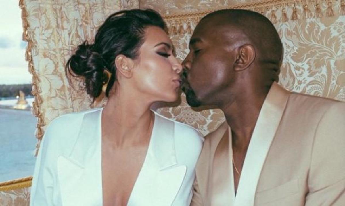 Kim Kardashian – Kanye: Γιορτάζουν την πρώτη τους επέτειο γάμου με “καυτά” φιλιά!