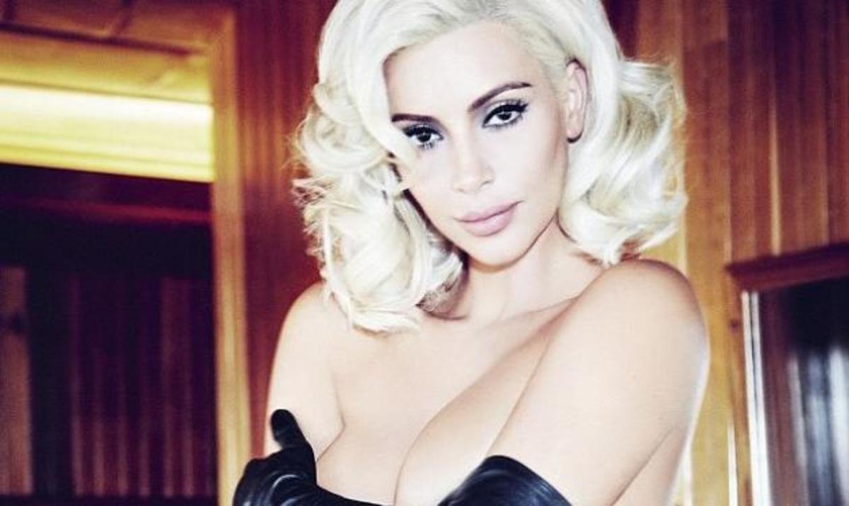 Kim Kardashian: Ποζάρει topless αλά Marylin Monroe στο κρεβάτι!