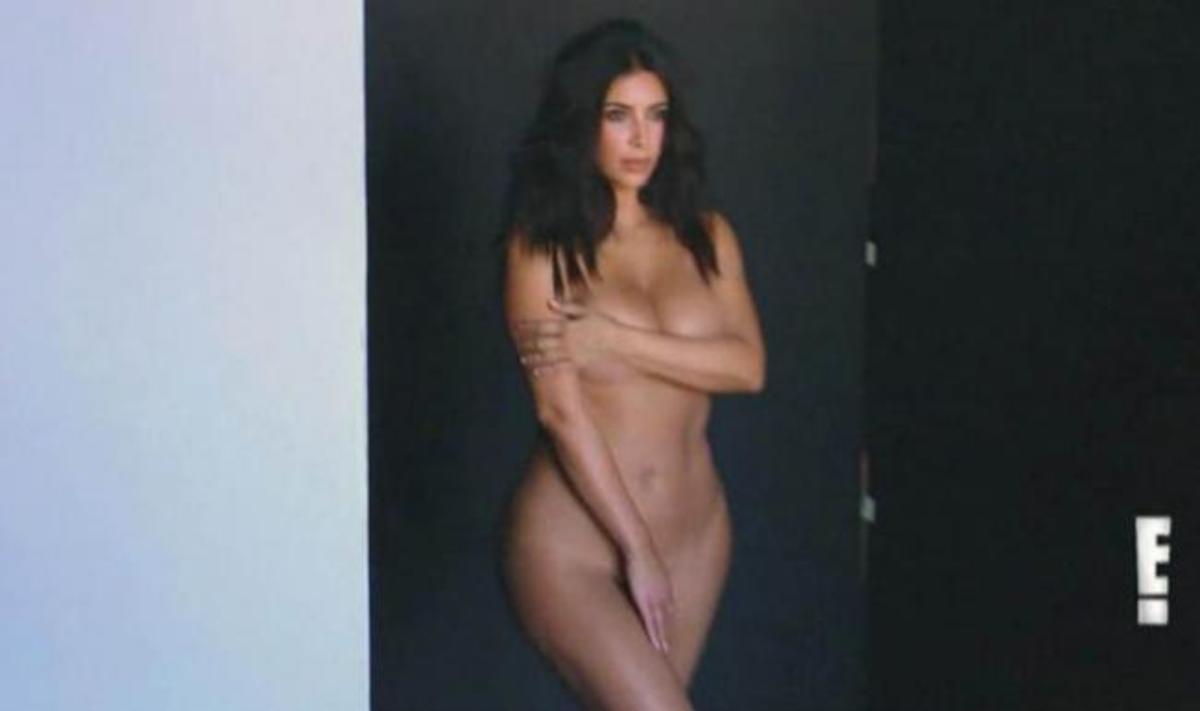 Η Κim Kardashian ολόγυμνη (ξανά) για νέα φωτογράφιση! Βίντεο