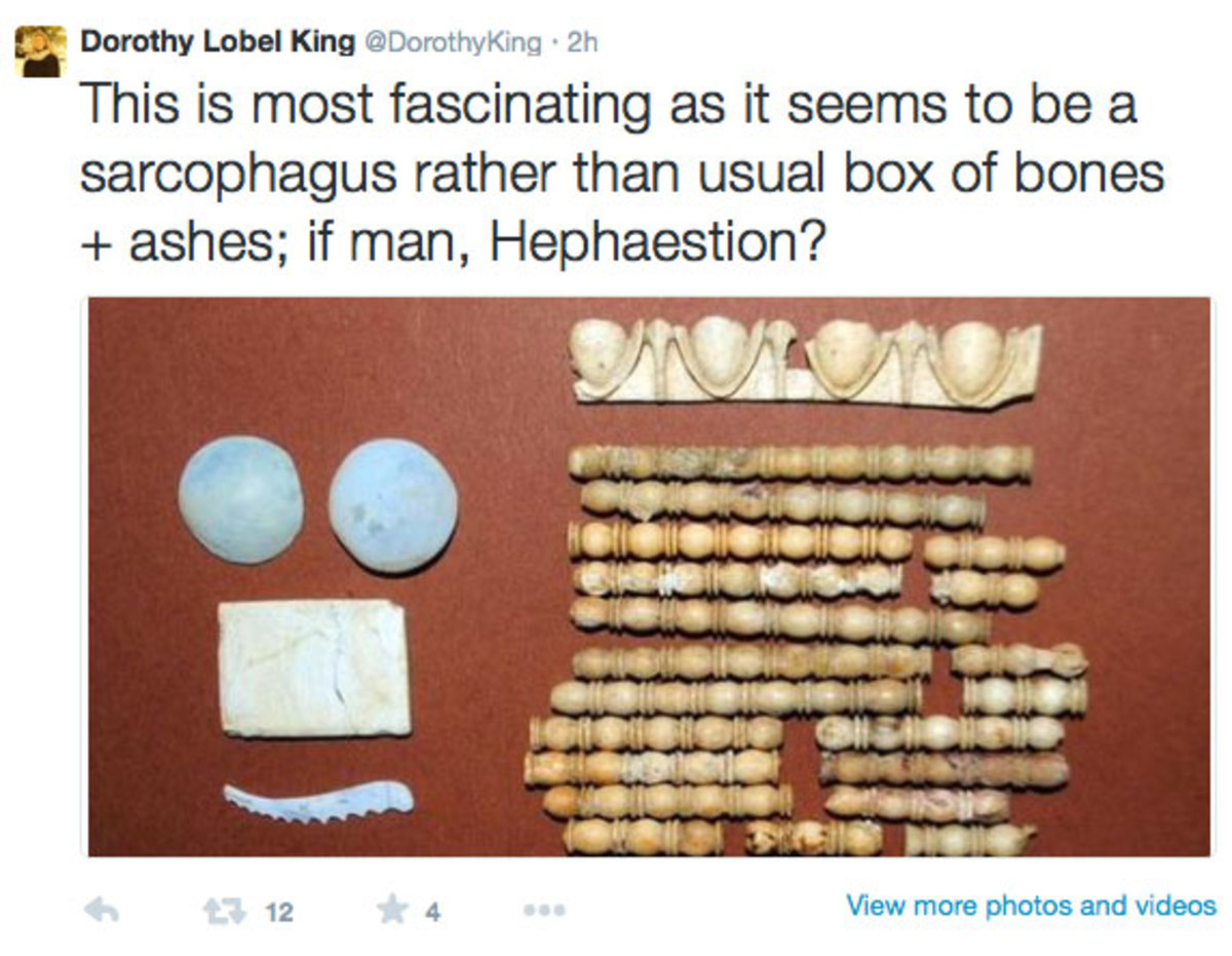 Ντόροθι Κινγκ για Αμφίπολη: Μέγας Αλέξανδρος ή Ηφαιστίωνας;