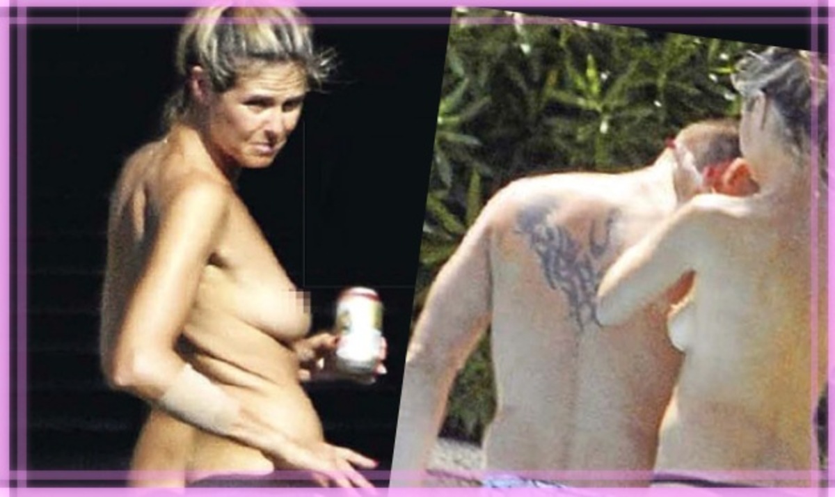 H. Klum: Topless στην αγκαλιά του σωματοφύλακα! Φωτογραφίες