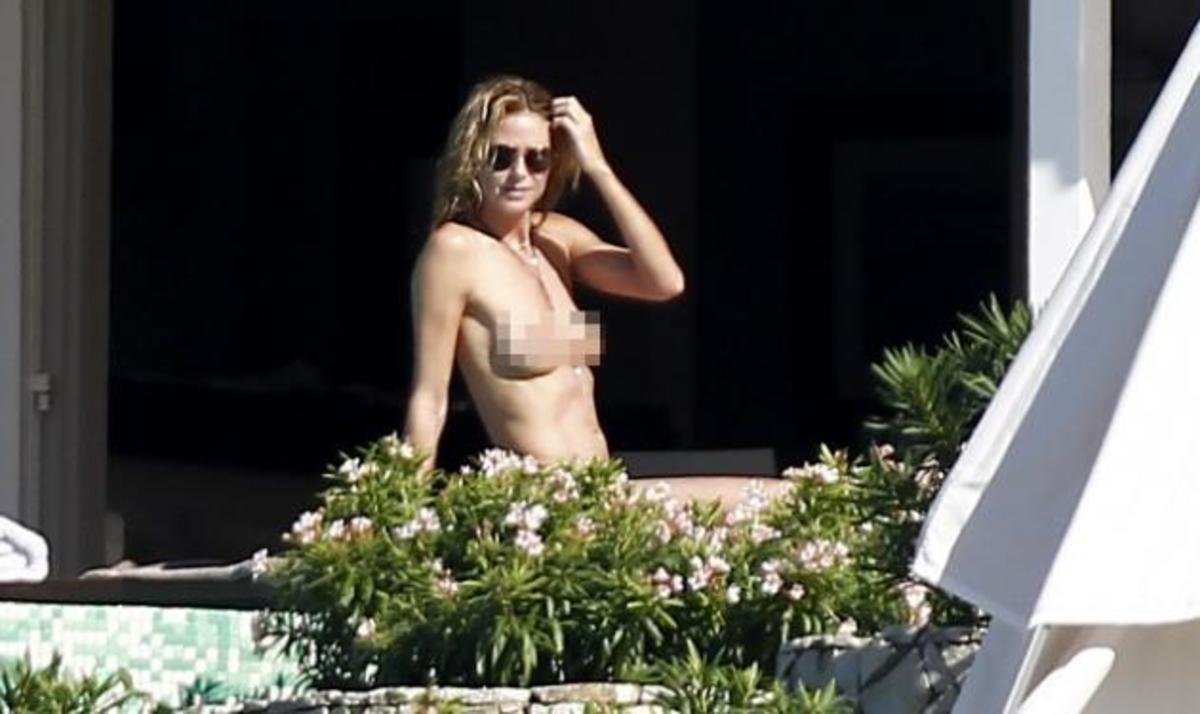 Η Heidi Klum γυμνή στην πισίνα!
