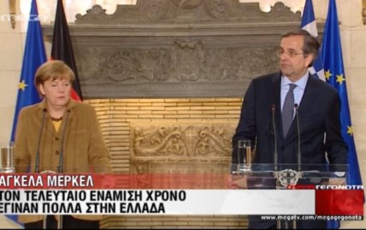 Οι δηλώσεις Σαμαρά-Μέρκελ