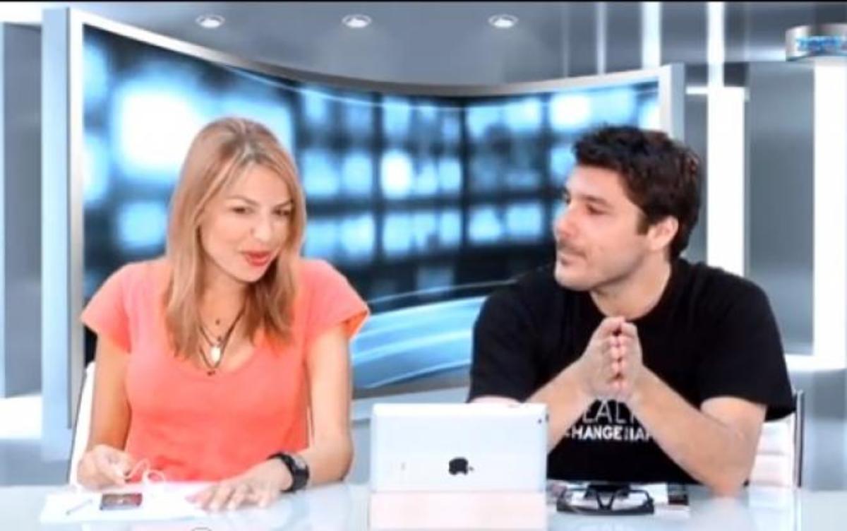 Όταν η παρουσιάστρια…έγλυφε τις μπαταρίες!
