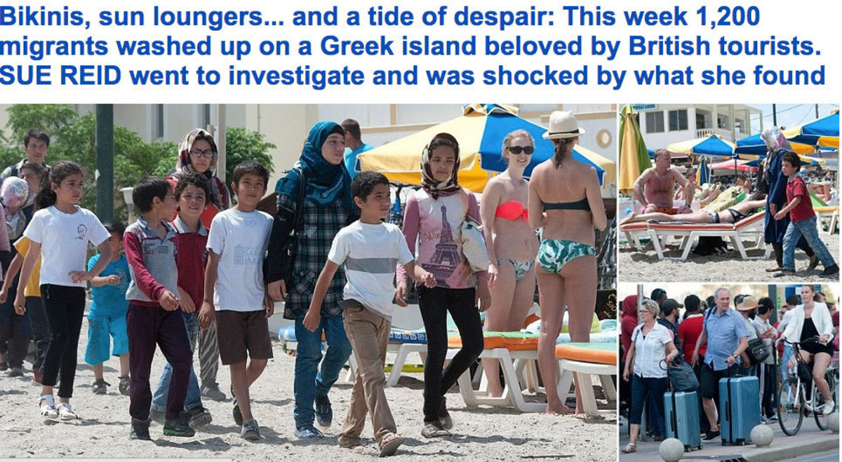 Η Daily Mail “ξαναχτυπά” για την Κω: Μπικίνι, ηλιοθεραπεία και… απόγνωση