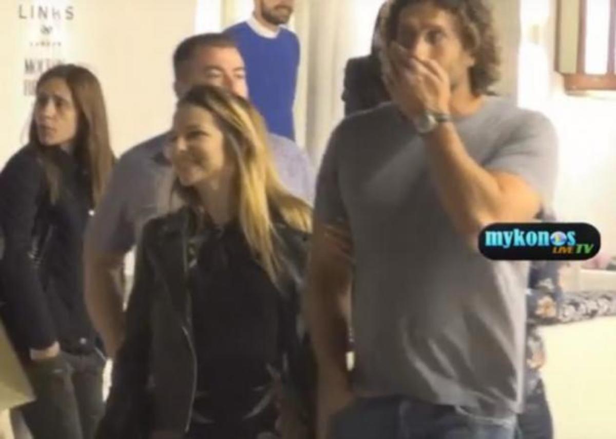 Εριέττα Κούρκουλου – Κώστας Κοκκινάκης: Μαζί στη Μύκονο! Video