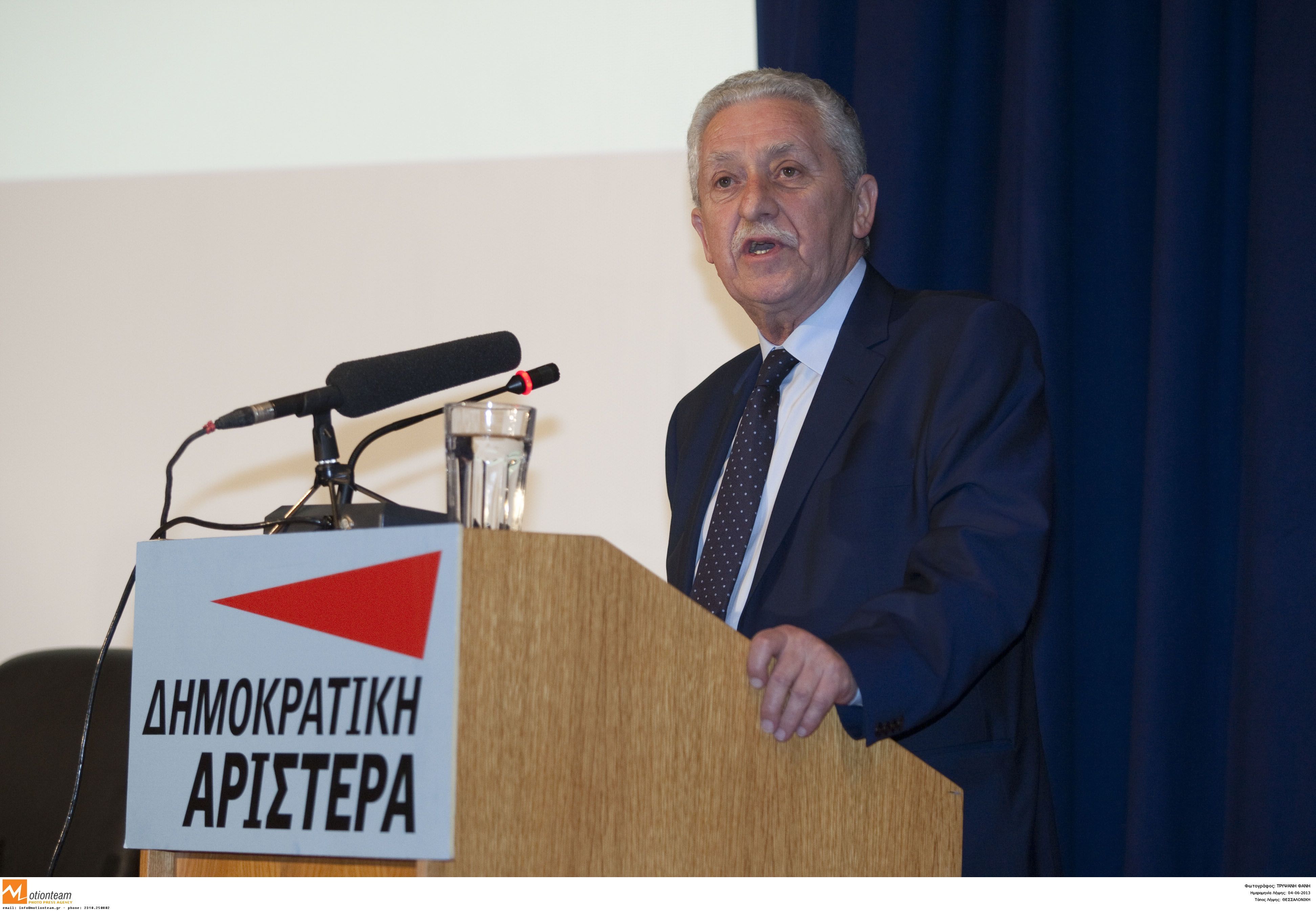 Κουβέλης: “Η χώρα δεν χρειάζεται εκλογές”