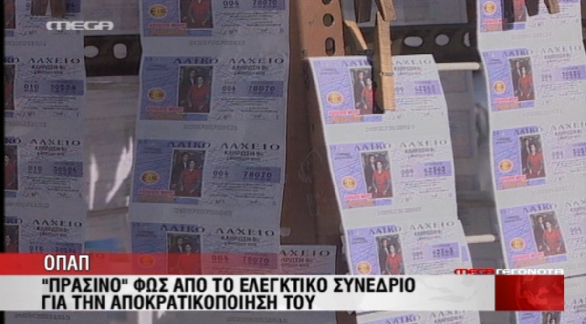 Σύμβαση για κρατικά λαχεία